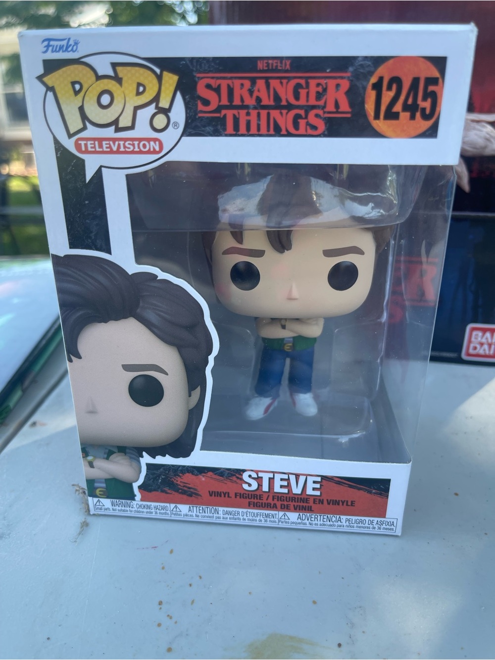 Funko Steve Figure with White Shoes and Blue Jeans